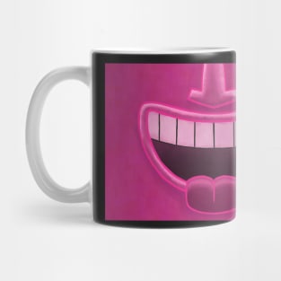 Pink Tiki Smile Mask! Mug